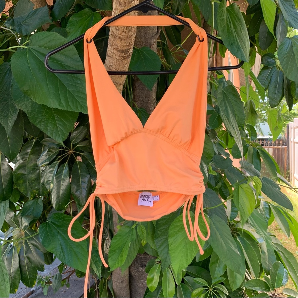 Princess Polly cropped halter top with ties on the side